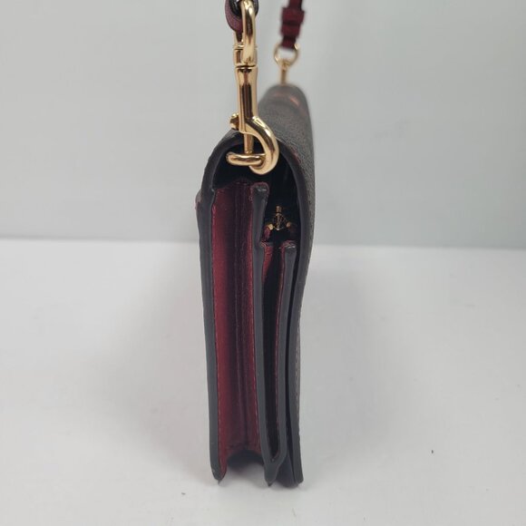 Coach Anna Foldover Clutch in Signature Canvas with Heart Petal Crossbody Bag - Picture 3 of 10